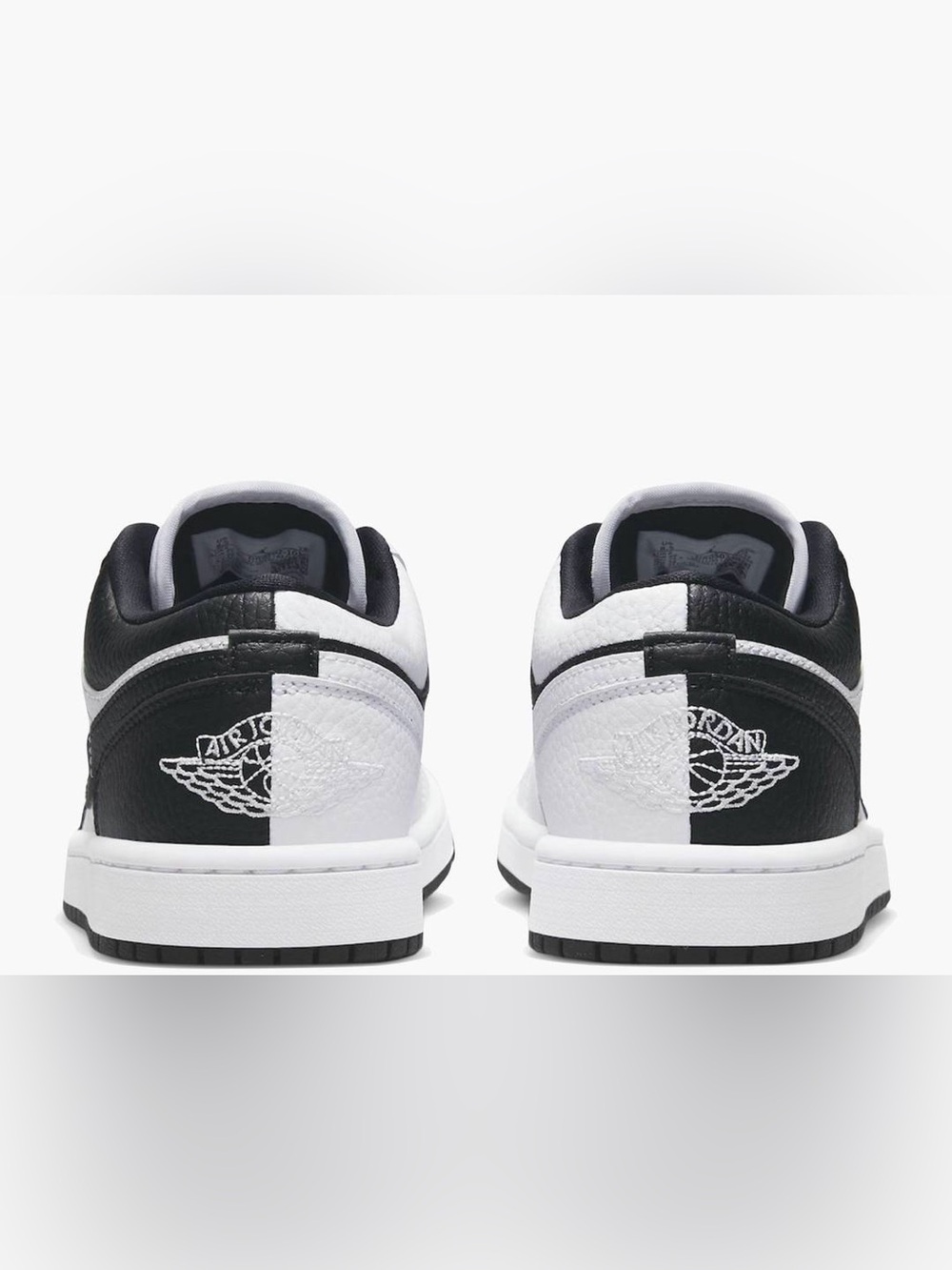 Nike Air Jordan 1 Low SE Homage Split White/ Black-size 8 women’s like new - Picture 3 of 16
